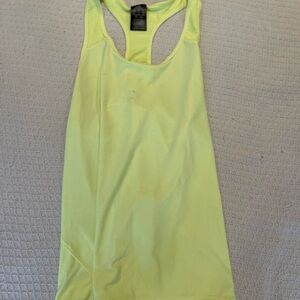 Women's Yellow Athletic Tank Top